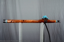 Tasmanian Blackwood Burl Native American Flute, Minor, Mid A-4, #L25B (8)